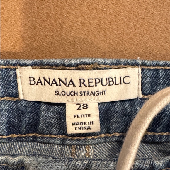 Banana Republic Slouch Straight Light Blue Full Jeans - Picture 3 of 9